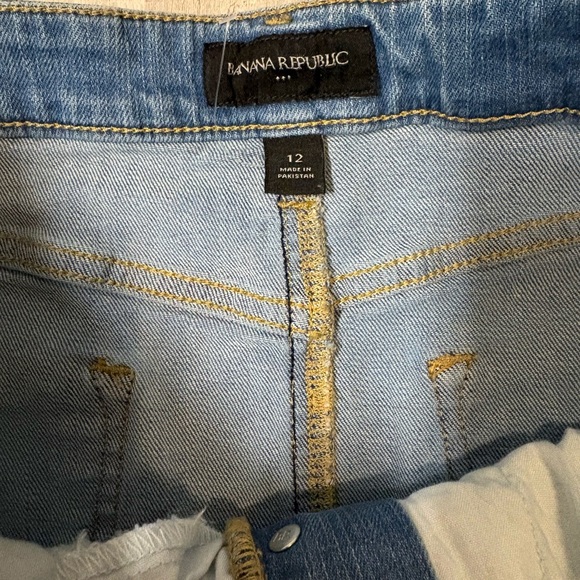 Banana Republic Button Fly Jean Women’s Skirt Size 12 - Picture 4 of 5